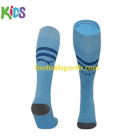Manchester City Enfant Domicile Chaussettes 2023-2024